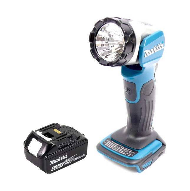 Makita BML802G1 Lampada a batteria per batterie da 14,4 e 18V + 1x batteria da 6,0Ah - senza caricabatterie
