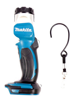 Makita BML 802 RG Lampa akumulatorowa do akumulatorów 14,4 i 18V + 2x akumulator 6,0 Ah + ładowarka