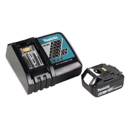Makita DML 802 RG1 battery lamp for 14.4 and 18 V battery + 1x battery 6.0 Ah + charger