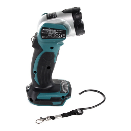 Lámpara de batería Makita DML 802 RG para baterías de 14,4 y 18 V + 2x baterías 6,0 Ah + cargador