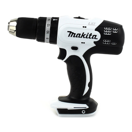 Makita DHP 453 G1W taladro percutor inalámbrico 18 V 42 Nm blanco + 1x batería 6,0 Ah - sin cargador