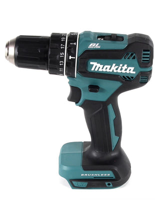 Makita DHP 485 RG Perceuse-visseuse à percussion sans fil 18 V 50 Nm brushless + 2x Batteries 6,0 Ah + Chargeur