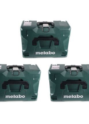 Metabo MetaLoc II Koffer 3 Stück - ohne Zubehör ( 3x 626431000 )