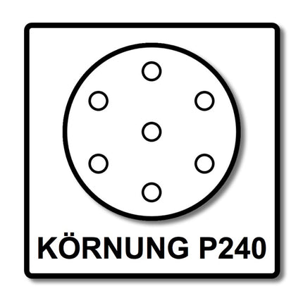 Festool STF D225/128 Schleifscheibe Granat P240 225 mm 50 Stk. ( 2x 205663 ) für Langhalsschleifer PLANEX - Toolbrothers