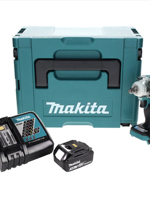 Avvitatore a impulsi a batteria Makita DTW 300 RF1J 18 V 330 Nm 1/2" brushless + 1x batteria ricaricabile 3,0 Ah + caricabatterie + Makpac