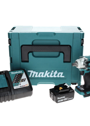 Makita DTW 300 RT1J Avvitatore ad impulsi a batteria 18V 330Nm + 1x Batteria 5,0 Ah + Caricabatterie + Valigetta Makpac