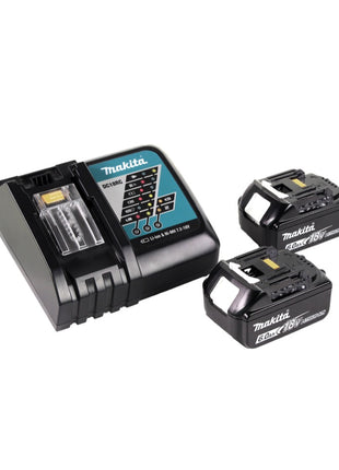 Makita DTW 300 RG cordless impact wrench 18 V 330 Nm 1/2" brushless + 2x rechargeable battery 6.0 Ah + charger