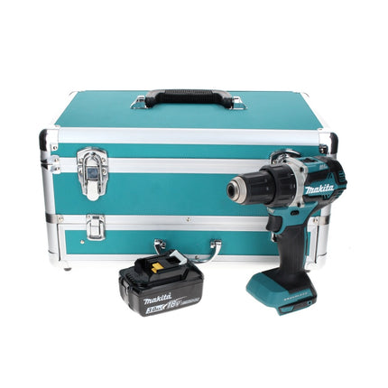Makita DDF 484 F1TX Akku Bohrschrauber 18 V 54 Nm Brushless + 1x Akku 3,0 Ah + 70 tlg. Bit Bohrer Set + TX Alu Koffer - ohne Ladegerät