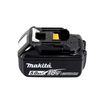 Taladro percutor inalámbrico Makita DHP 456 T1TX 18 V 50 Nm + 1x batería 5,0 Ah + juego de brocas de 70 piezas + maletín de aluminio TX - sin cargador