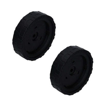 Makita DA00000328 2x rueda de repuesto delantera para cortacésped a batería DLM 380 5,5" 2 piezas - sin tapa de rueda