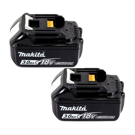 Makita DUC 256 F Motosega a batteria 36 V ( 2x 18 V ) Brushless 25 cm + 2x batteria 3.0 Ah - senza caricabatteria