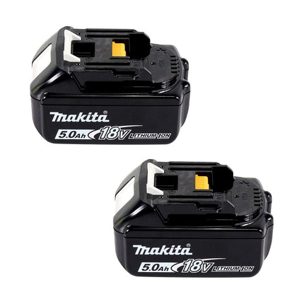 Makita DUC 256 T Motosega a batteria 36 V ( 2x 18 V ) Brushless 25 cm + 2x batteria 5.0 Ah - senza caricabatterie