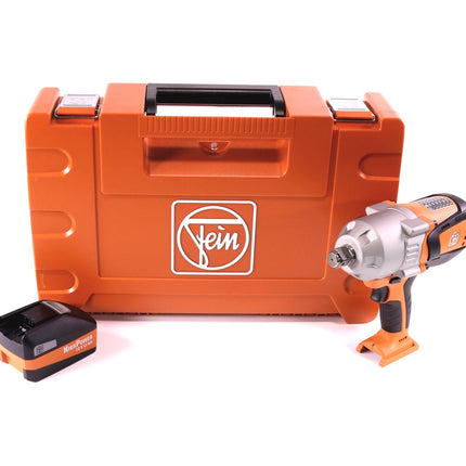 FEIN ASCD 18-1000 W34 Avvitatore ad impulsi a batteria 18V 1050Nm 3/4" Brushless + Valigetta + 1x Batteria 5,2 Ah - senza caricatore 