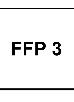 3M FFP3 Aura 9332+ Mascherina respiratoria con valvola 3 pz. EN149:2001 FFP3 NR D - per materiali isolanti e legno duro