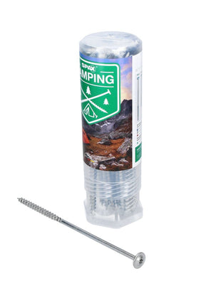 SPAX Tent Screws Camping Set 6 x 160 mm and 8 x 220 mm WIROX (4000009100019)