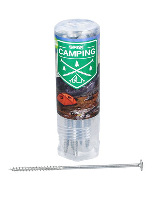 SPAX Tent Screws Camping Set 6 x 160 mm and 8 x 220 mm WIROX (4000009100019)
