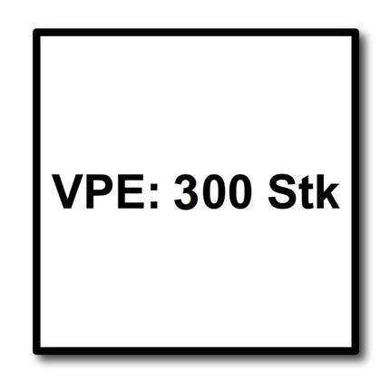 SPAX Vis à tête plate sans lentile 4,0 x 20 mm - Tête plate - Filetage total - Torx T-STAR Plus T20 - Wirox 4Cut, 300 pcs. (0151010400203)