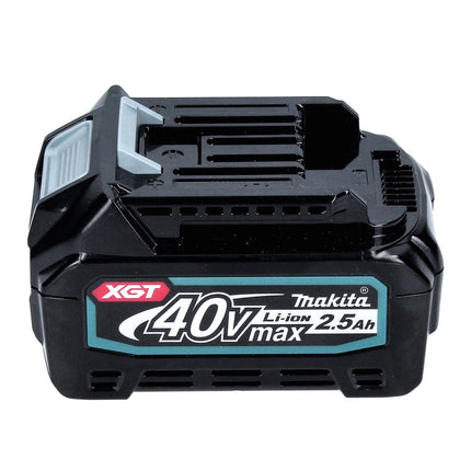 Makita battery set 40 V with 3x BL 4025 2.5 Ah ( 3x 191B36-3 ) XGT Li-Ion battery IP64 protection class with LED display