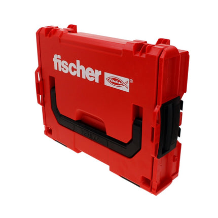 Fischer L-Boxx 102 Power Fast II Chipboard Screw Set + Case countersunk head with Torx full thread / partial thread galvanised, blue passivated 1801pcs. (558739)