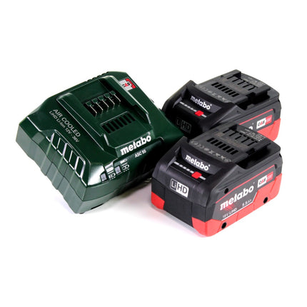 Metabo LB 18 LTX BL cordless leaf blower 18 V brushless + 2x battery 5.5 Ah + charger