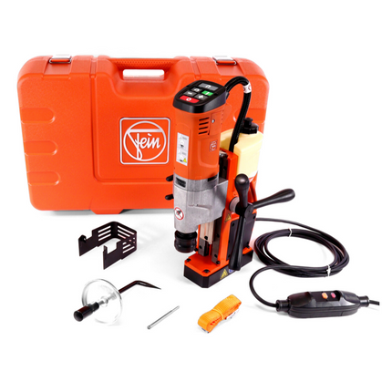 Fein KBU 35Q Unité de perçage magnétique 1100 Watt jusqu'à 35mm - 7 pièces + Coffret ( 72705361000 )