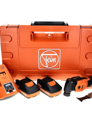Fein MultiMaster AMM 700 MAX C Machine oscillante sans fil, 18 V, Starlock Max, sans balai + 2x Batteries 3 Ah + Chargeur + Coffret