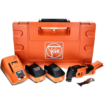 Fein MultiMaster AMM 700 MAX Akku Oszillierer 18 V Starlock Max Brushless + 2x Akku 5,2 Ah + Ladegerät + Koffer