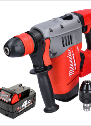 Milwaukee M18 CHPX-401 Cordless Combi Hammer 4.0 J SDS Plus Brushless 18V + 1x Battery 4.0Ah - without charger