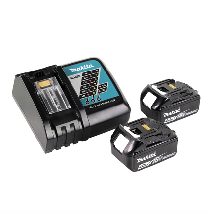 Makita DUB 184 RM cordless blower 18 V brushless + 2x battery 4.0 Ah + charger
