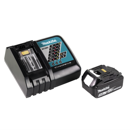 Makita DUB 184 RT1 Souffleur sans fil 18 V brushless + 1x Batterie 5,0 Ah + Chargeur