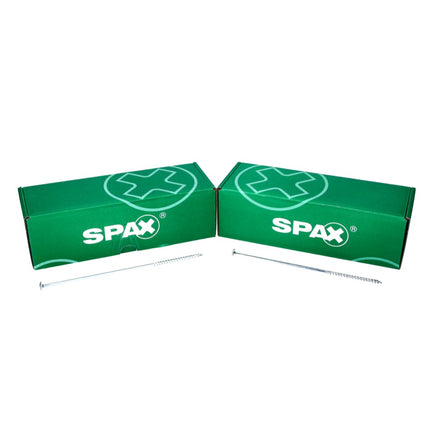 SPAX HI.FORCE Tellerkopf Schraube 6,0 x 220 mm 250 Stk. ( 5x 0251010602205 ) Torx T-Star Plus T30 Teilgewinde Wirox 4Cut