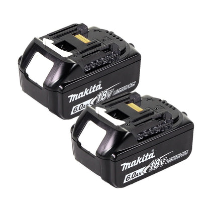 Cortacésped a batería Makita DLM 432 G2 36 V (2x 18 V) 43 cm sin escobillas + 2x batería 6,0 Ah - sin cargador