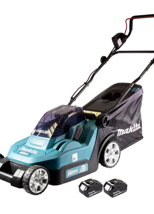 Makita DLM 432 G2 cordless lawn mower 36 V ( 2x 18 V ) 43 cm brushless + 2x battery 6.0 Ah - without charger