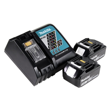 Cortacésped a batería Makita DLM 382 RF2 36 V (2x 18 V) 38 cm 40 l + 2x batería 3,0 Ah + cargador