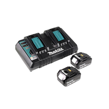 Cortacésped a batería Makita DLM 382 PF2 36 V (2x 18 V) 38 cm 40 l + 2x batería 3,0 Ah + cargador doble