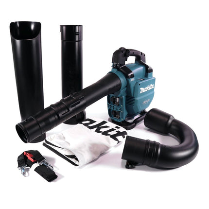 Makita DUB 363 ZV Soplador / aspirador de hojas sin cable 36 V ( 2x 18 V ) Sin escobillas + juego de aspiración - sin batería, sin cargador