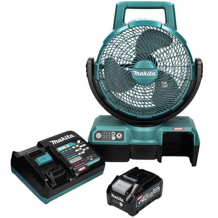 Makita CF001GM1 Cordless Swing Fan 235 mm - max. 40V + 1x Battery 4 Ah + Charger