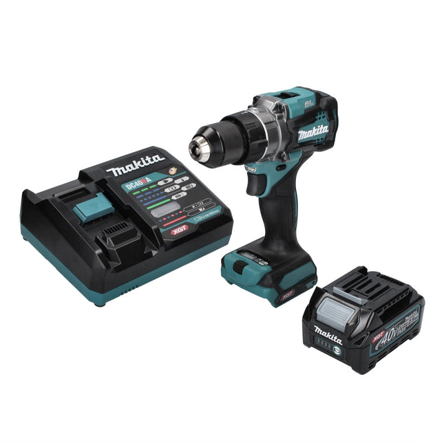 Makita DF 001 GD1 Trapano avvitatore a batteria 40 V max. 140 Nm XGT Brushless + 1x batteria ricaricabile 2,5 Ah + caricabatteria
