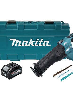 Scie alternative à batterie Makita JR 001 GM101 40 V max. Scie sabre sans balais XGT + 1x batterie 4,0 Ah + coffret - sans chargeur
