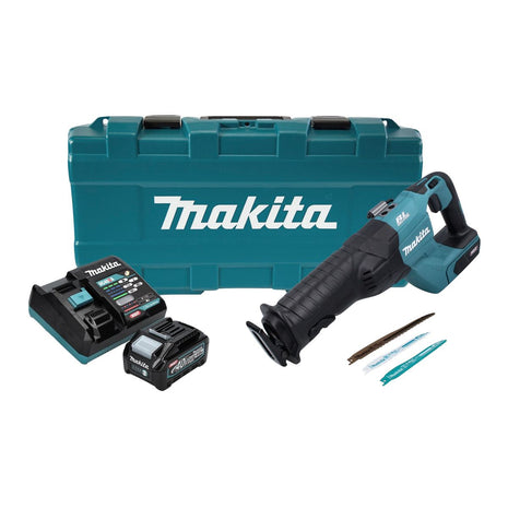 Makita JR 001 GM101 Cordless Reciprocating Saw 40 V max. brushless reciprocating saw XGT + 1x battery 4.0 Ah + charger + case