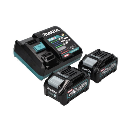 Martillo combinado a batería Makita HR 004 GM201 40 V máx. 2,8 J SDS plus XGT Brushless + 2x batería 4,0 Ah + cargador + Makpac