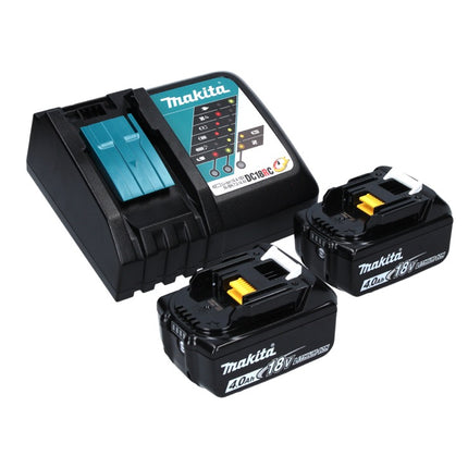 Makita DPB 183 RM cordless band saw 18 V 66 mm brushless + 2x battery 4.0 Ah + charger