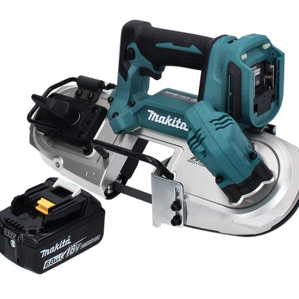 Makita DPB 183 G1 Scie à ruban sans fil 18 V 66 mm brushless + 1x Batterie 6.0 Ah - sans chargeur