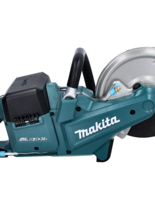 Makita DCE 090 PM2X1 Cordless Brushless Disc Cutter 36 V (2x 18 V) 230 mm + Batteries 4.0 Ah + Dual-Charger