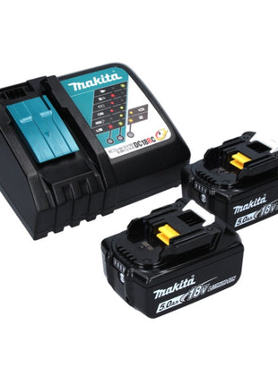 Makita DCE 090 RT2X1 Cordless Brushless Disc Cutter 36 V (2x 18 V) 230 mm + Batteries 5.0 Ah + Charger