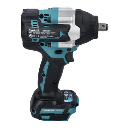 Makita DTW 700 RF Visseuse à chocs sans fil 18 V 700 Nm 1/2" XPT Brushless + 2x Batteries 3,0 Ah + Chargeur