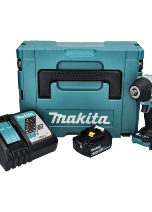 Makita DTW 700 RG1J akumulatorowy klucz udarowy 18 V 700 Nm 1/2" XPT bezszczotkowy + 1x akumulator 6,0 Ah + ładowarka + Makpac
