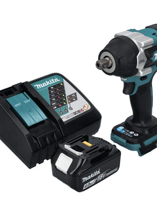Avvitatore a impulsi a batteria Makita DTW 701 RM1 18 V 700 Nm 1/2" XPT Brushless + 1x batteria ricaricabile 4,0 Ah + caricabatterie