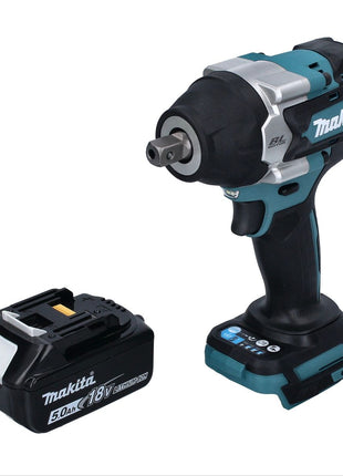 Makita DTW 701 T1 cordless impact wrench 18 V 700 Nm 1/2" XPT Brushless + 1x rechargeable battery 5.0 Ah - without charger