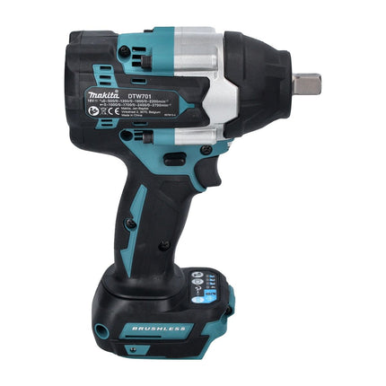 Makita DTW 701 RG1 Clé à choc sans fil 18 V 700 Nm 1/2'' XPT Brushless + 1x batterie 6,0 Ah + chargeur